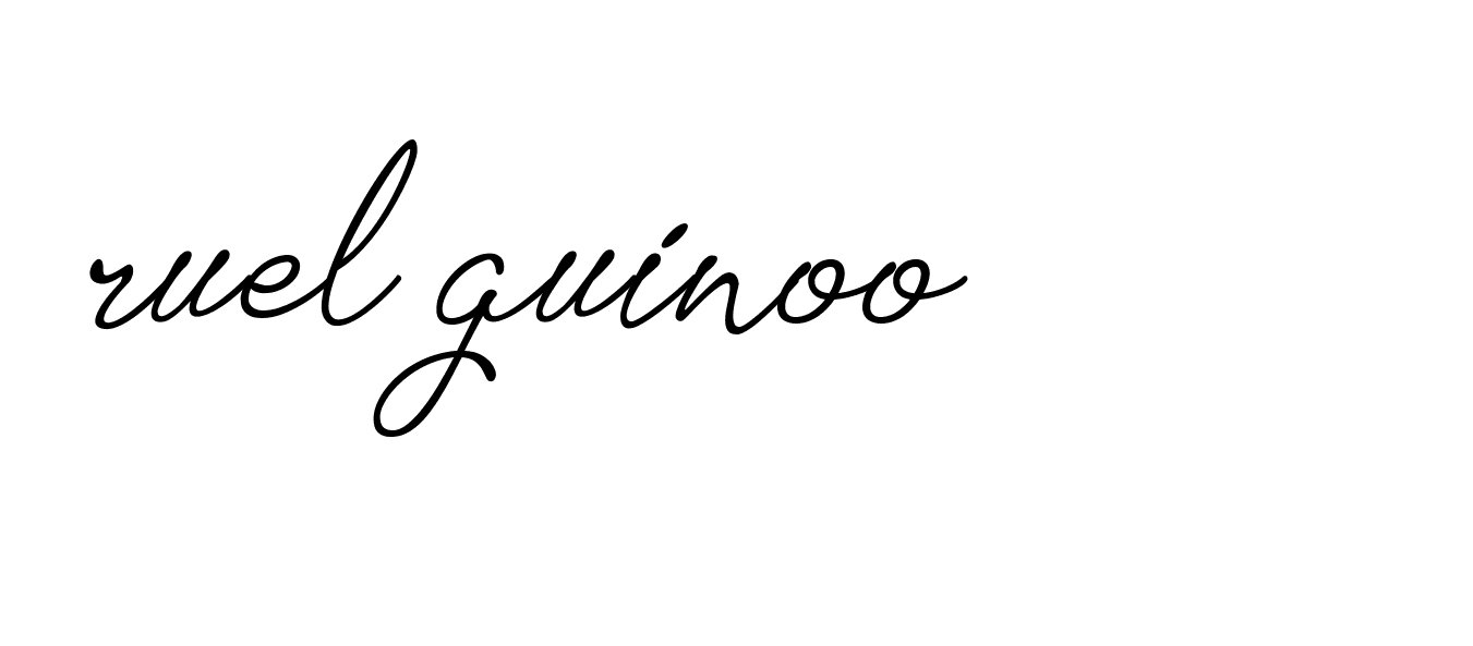 Signature of ruel-guinoo