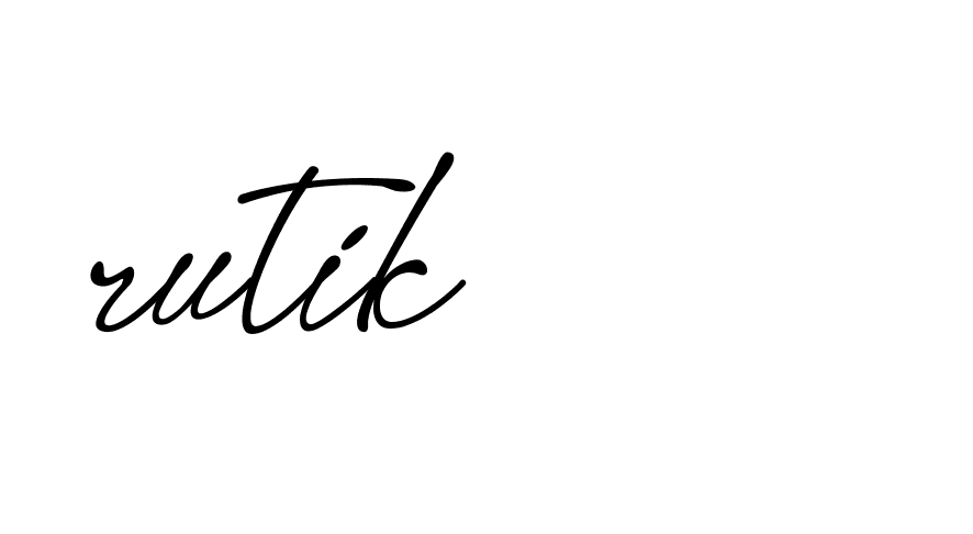 Signature of rutik