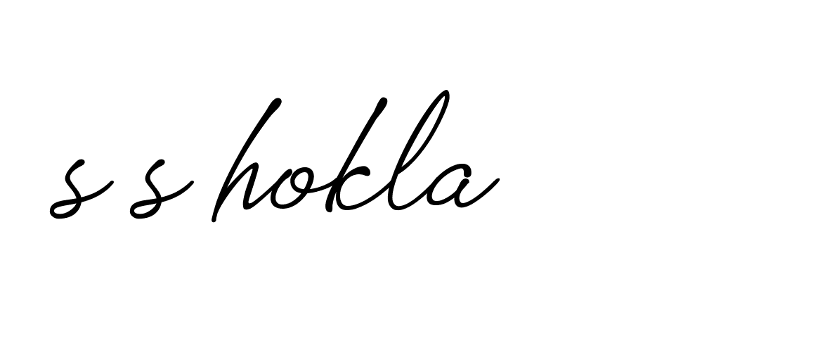 Signature of s-s-hokla