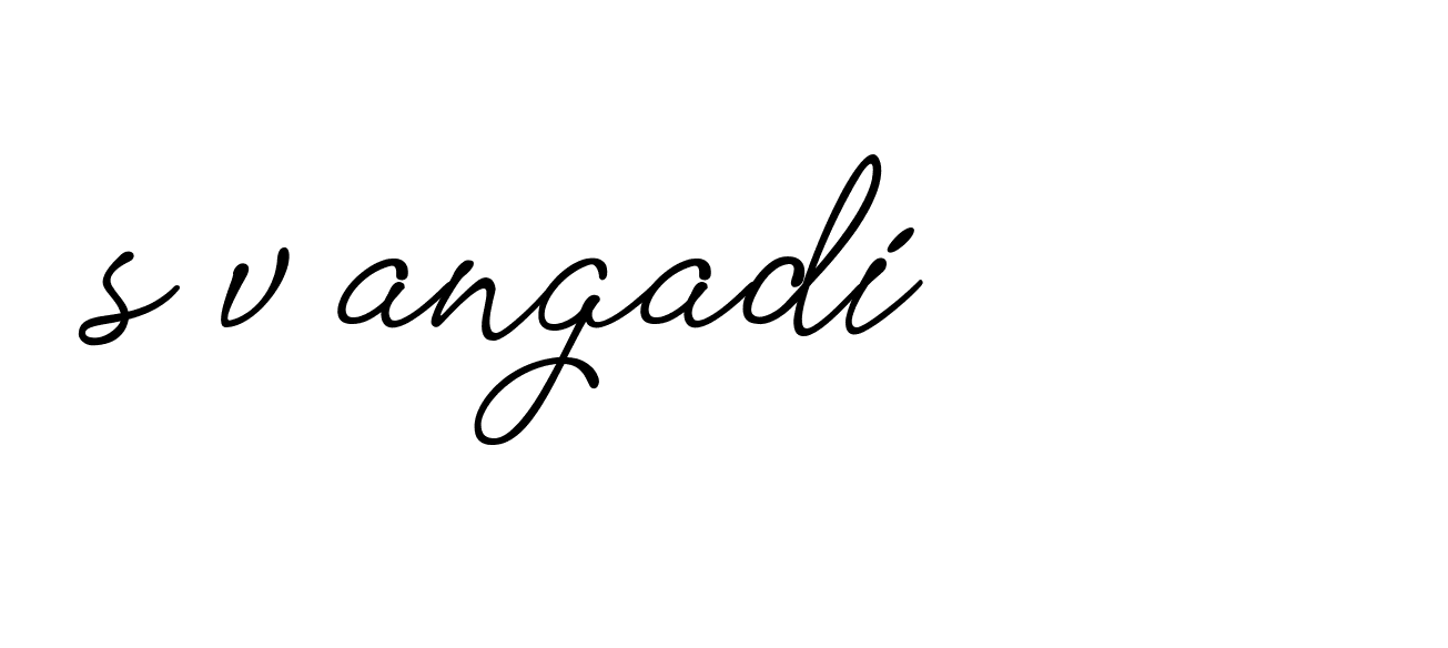 Signature of s-v-angadi