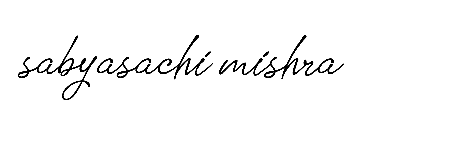 Signature of sabyasachi-mishra