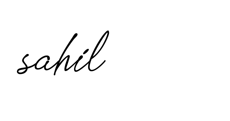 Signature of sahil-