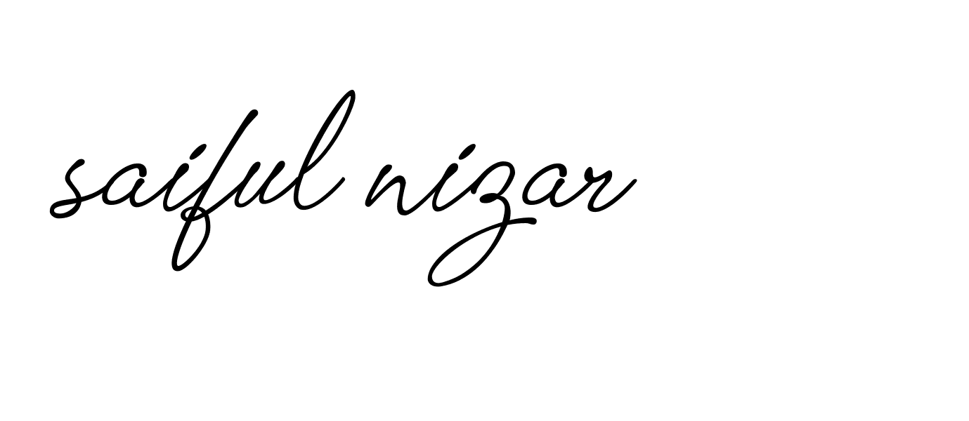 Signature of saiful-nizar