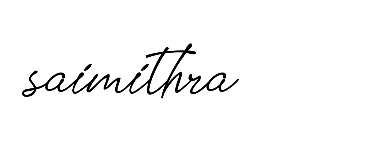 Signature of saimithra