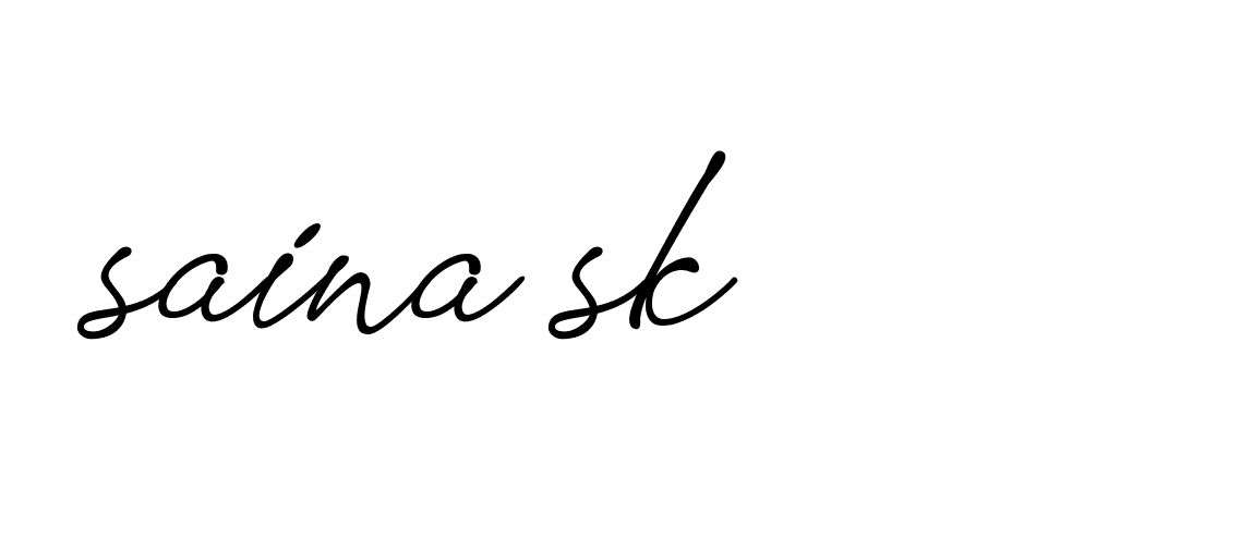 Signature of saina-sk