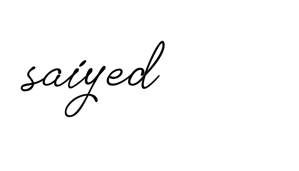 Signature of saiyed