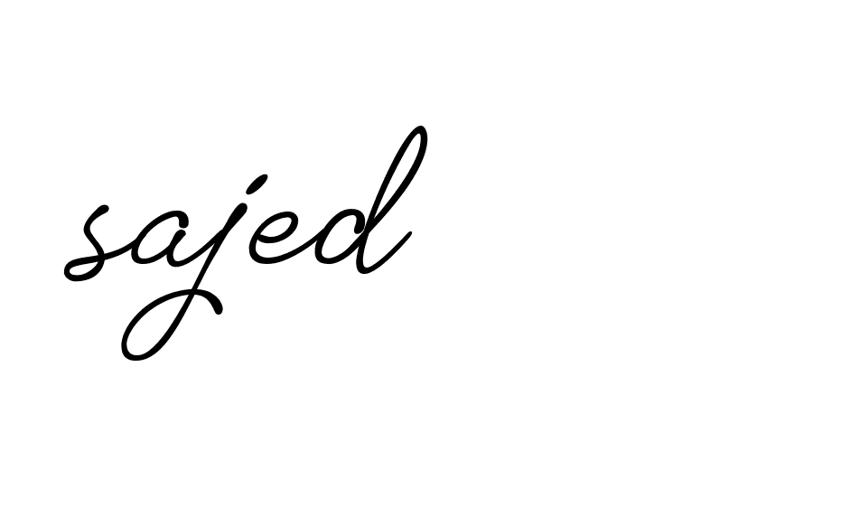 Signature of sajed