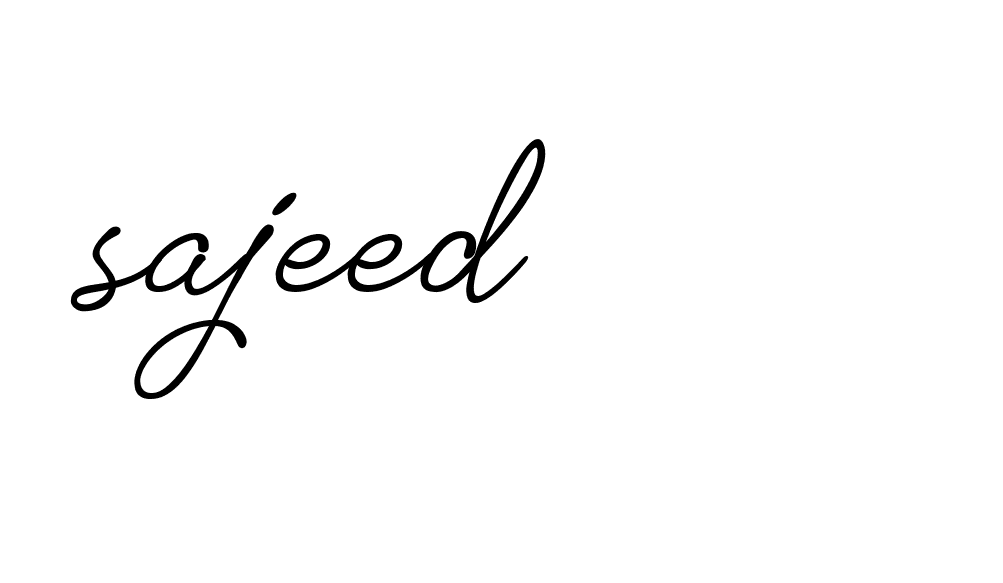 Signature of sajeed