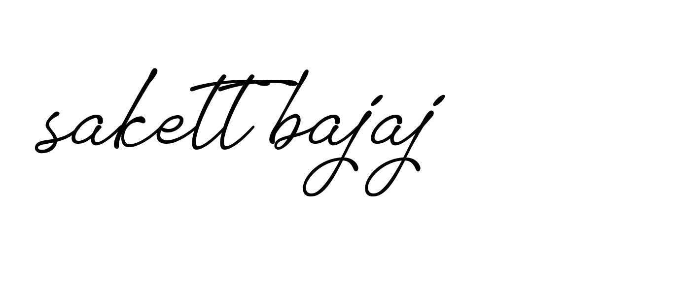 Signature of sakett-bajaj