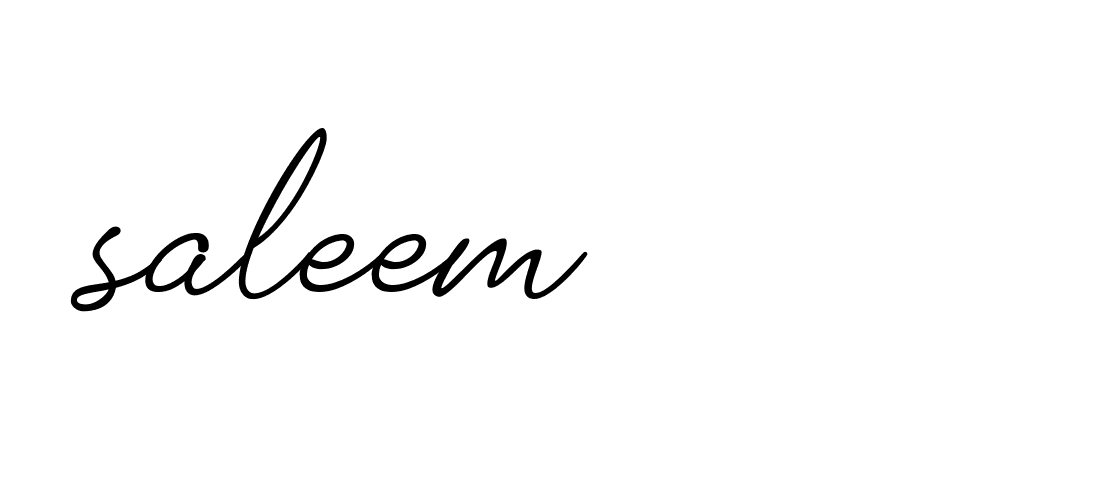 Signature of saleem-