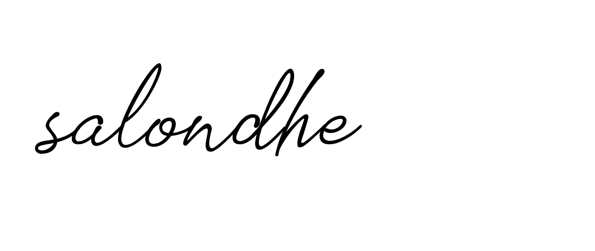 Signature of salondhe