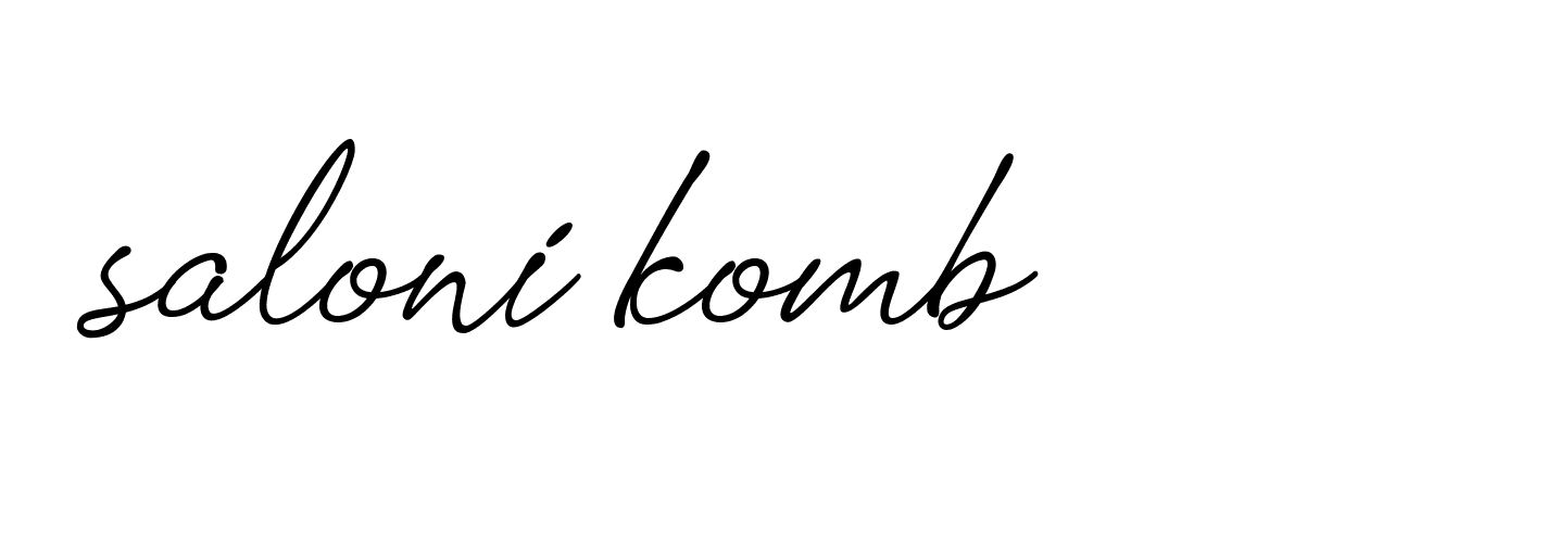 Signature of saloni-komb