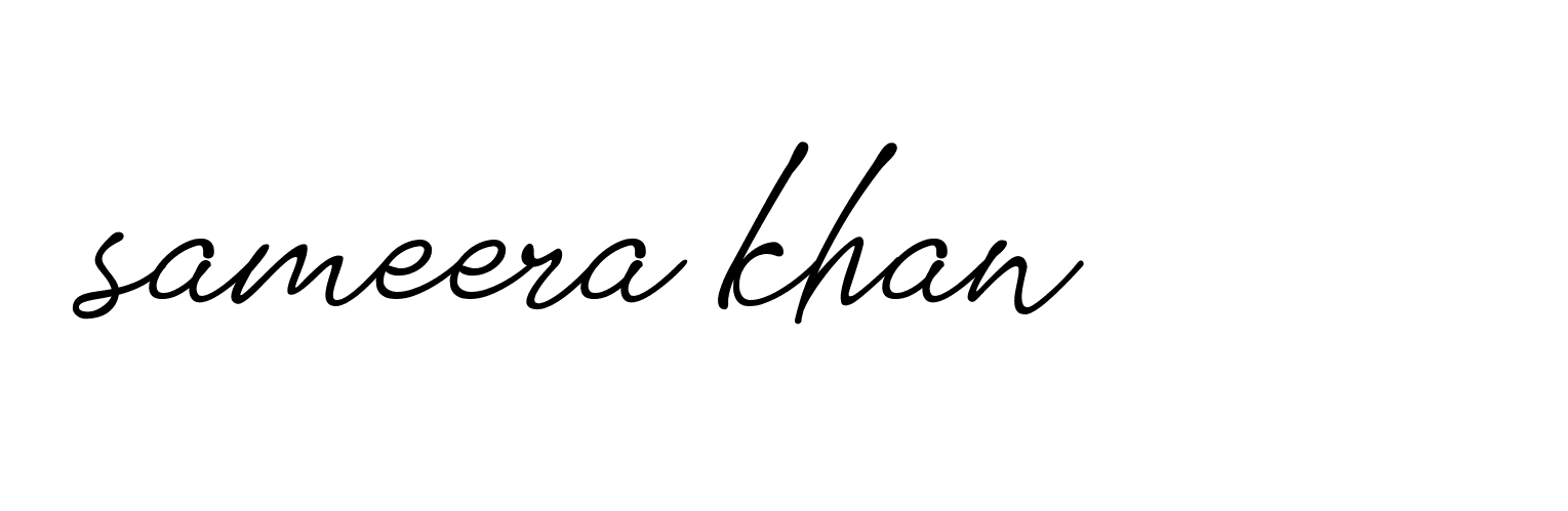 Signature of sameera-khan