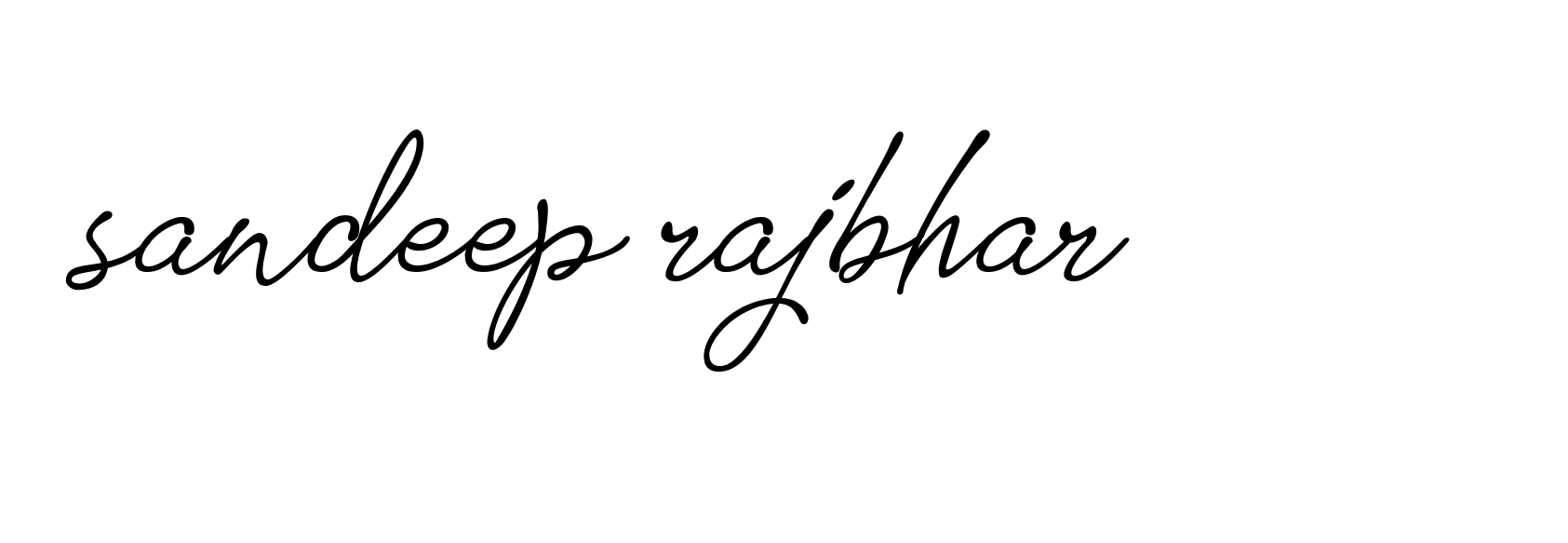 Signature of sandeep-rajbhar