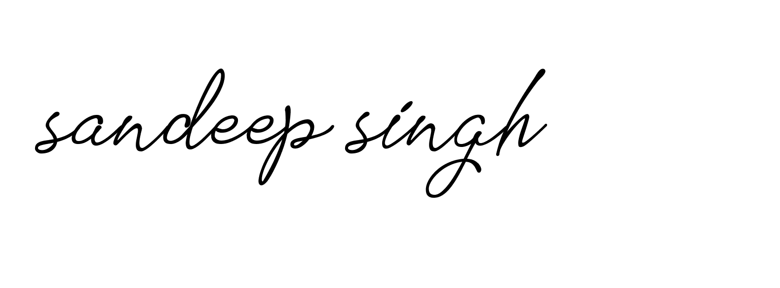 Signature of sandeep-singh