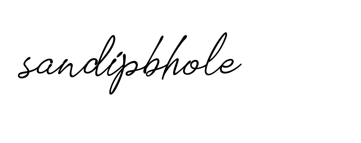 Signature of sandipbhole