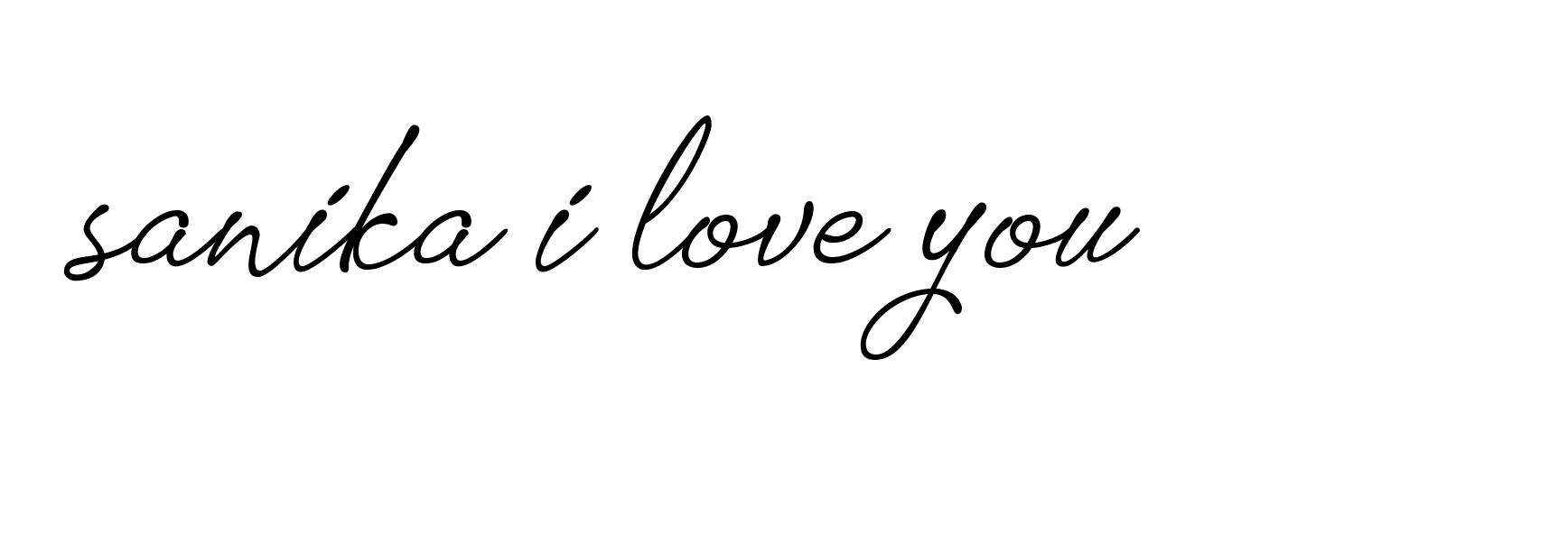 Signature of sanika-i-love-you