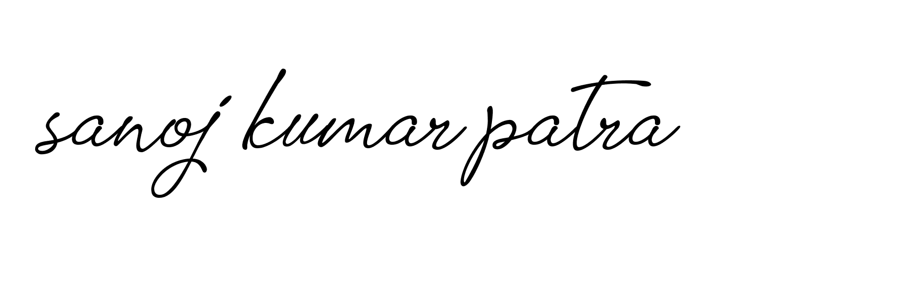 Signature of sanoj-kumar-patra