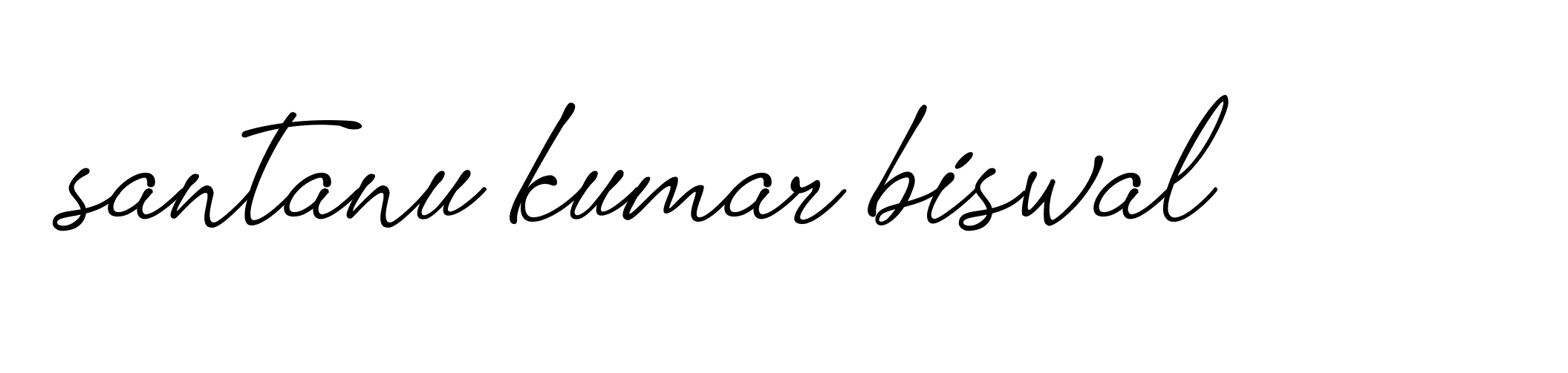 Signature of santanu-kumar-biswal