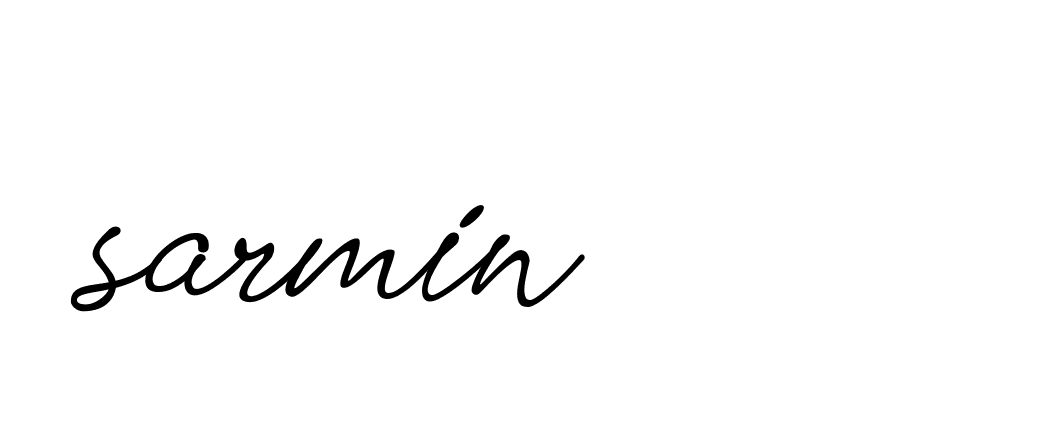 Signature of sarmin