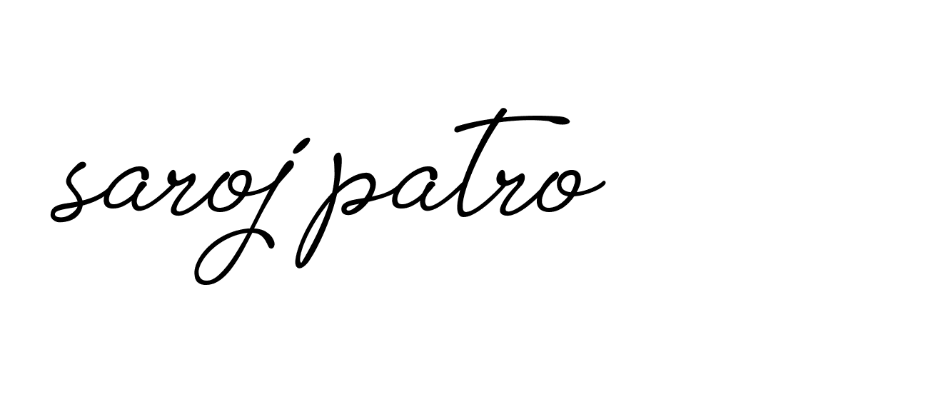 Signature of saroj-patro