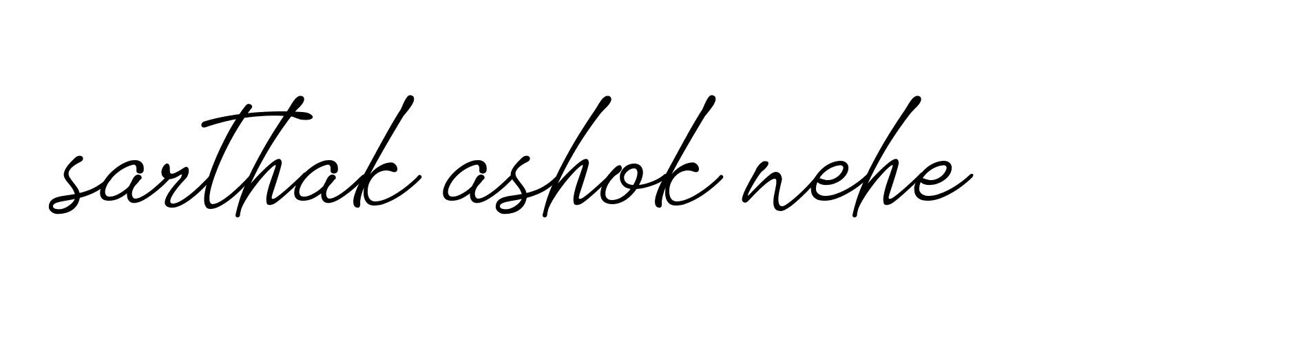 Signature of sarthak-ashok-nehe