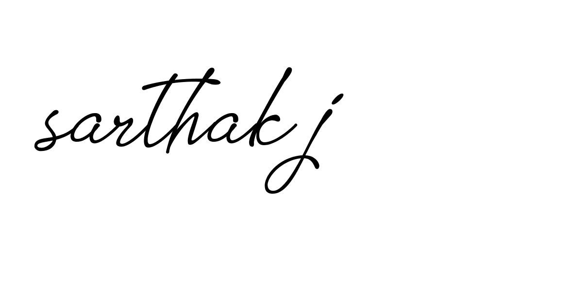 Signature of sarthak-j