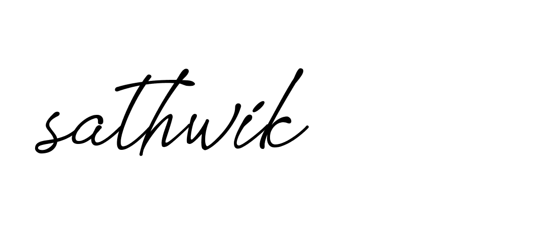 Signature of sathwik