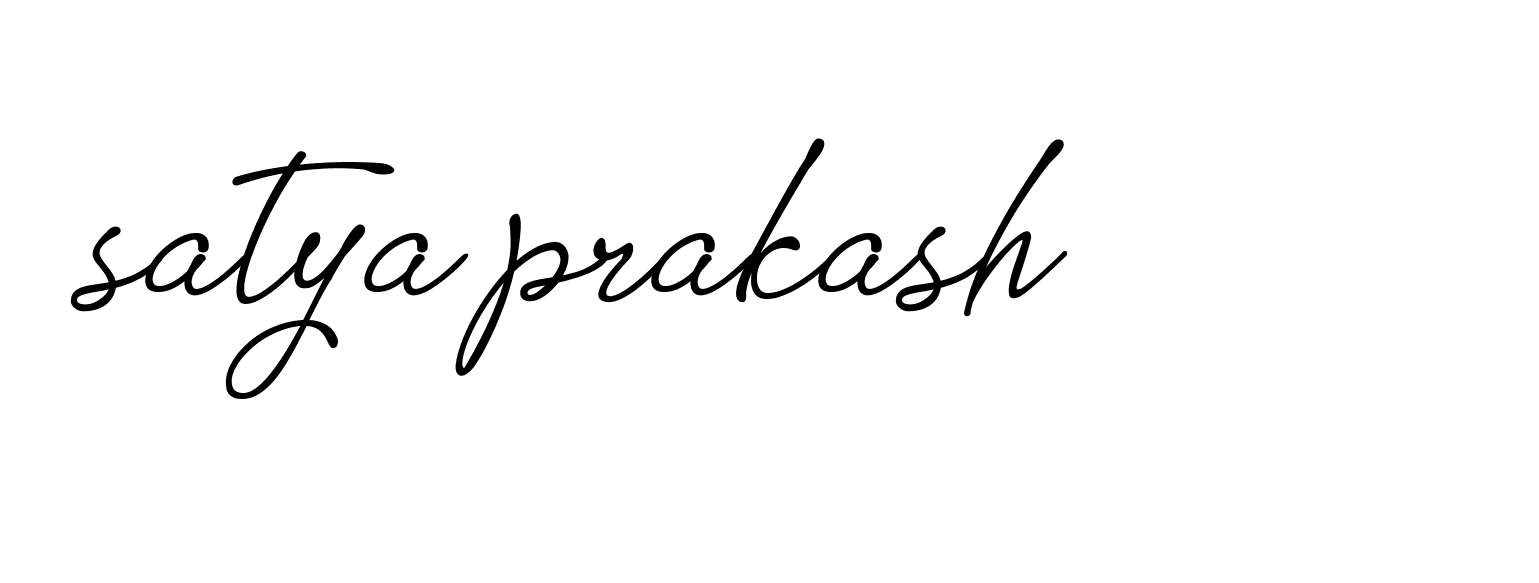 Signature of satya-prakash