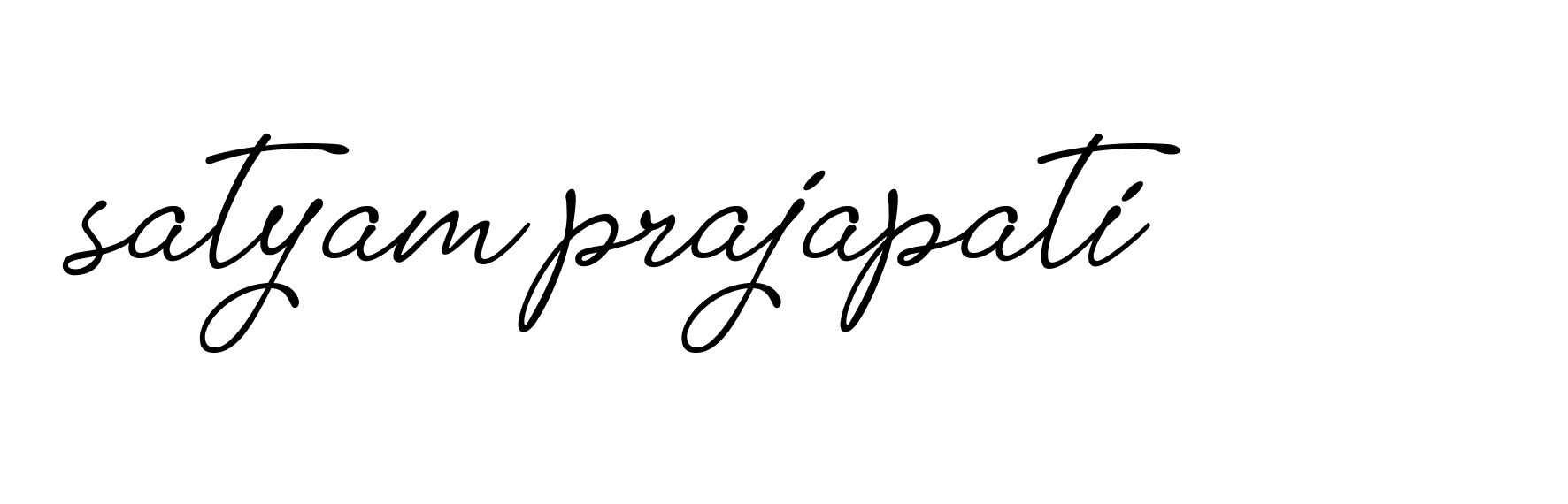 Signature of satyam-prajapati