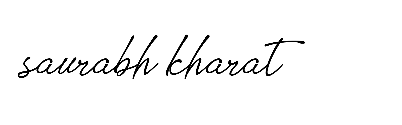 Signature of saurabh-kharat