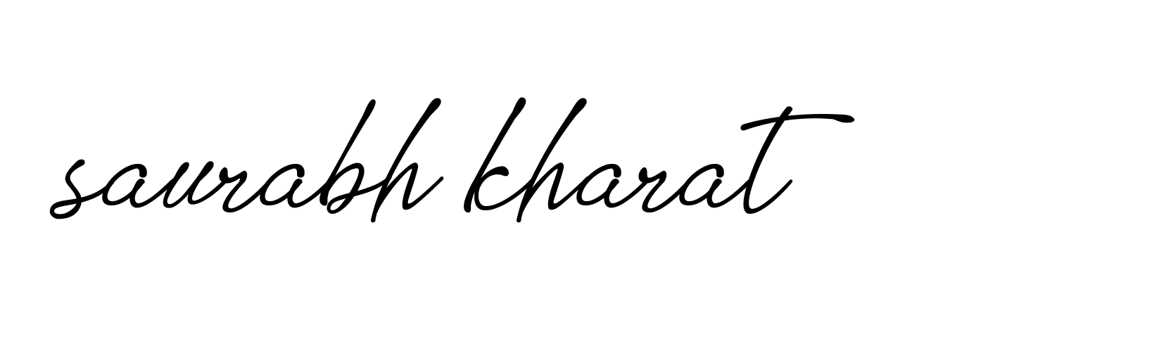 Signature of saurabh-kharat-