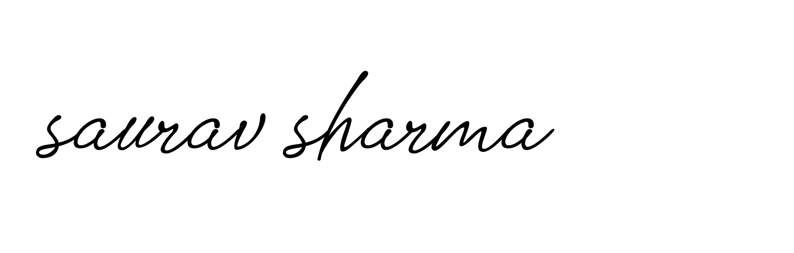 Signature of saurav-sharma