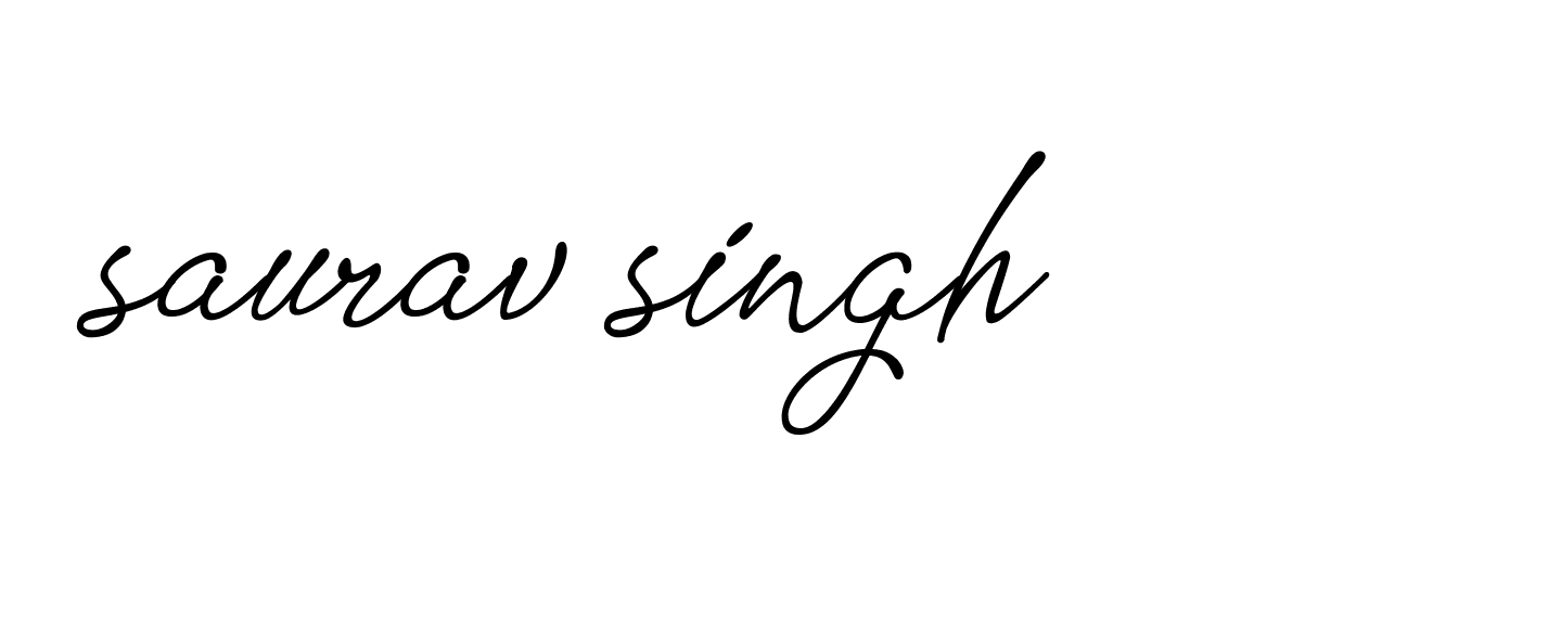 Signature of saurav-singh