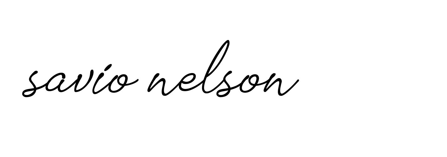 Signature of savio-nelson