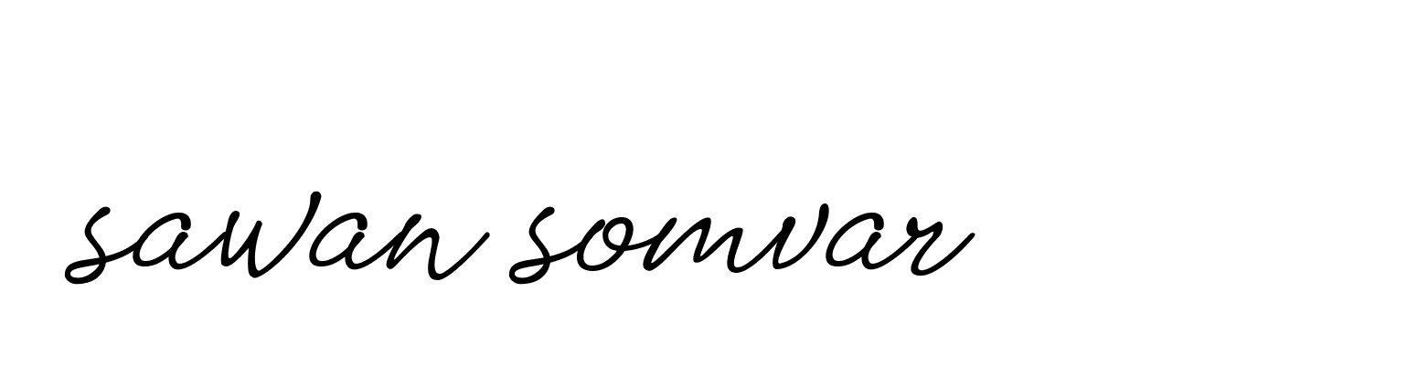 Signature of sawan-somvar