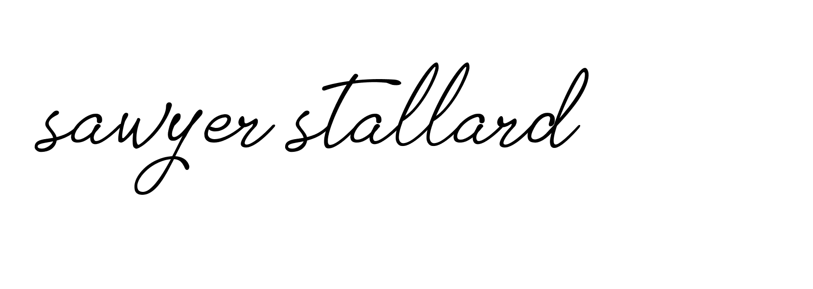 Signature of sawyer-stallard