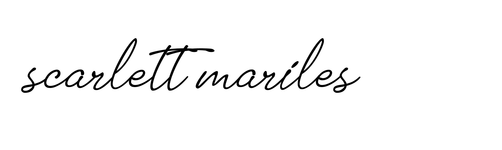 Signature of scarlett-mariles