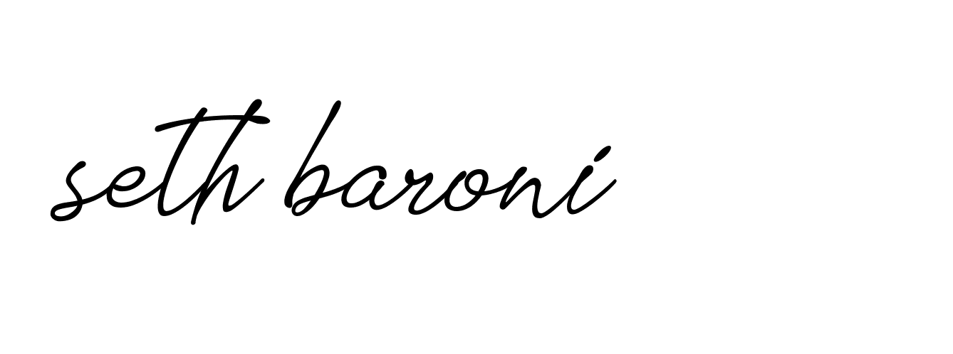 Signature of seth-baroni