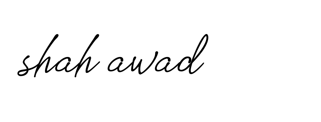 Signature of shah-awad