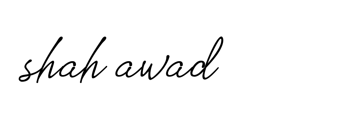 Signature of shah-awad-