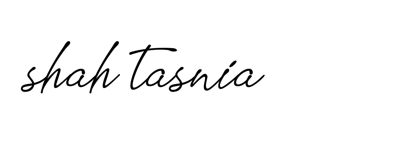 Signature of shah-tasnia