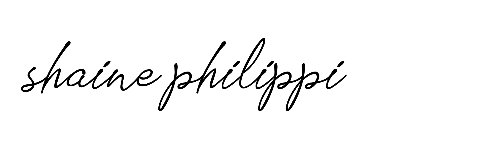 Signature of shaine-philippi