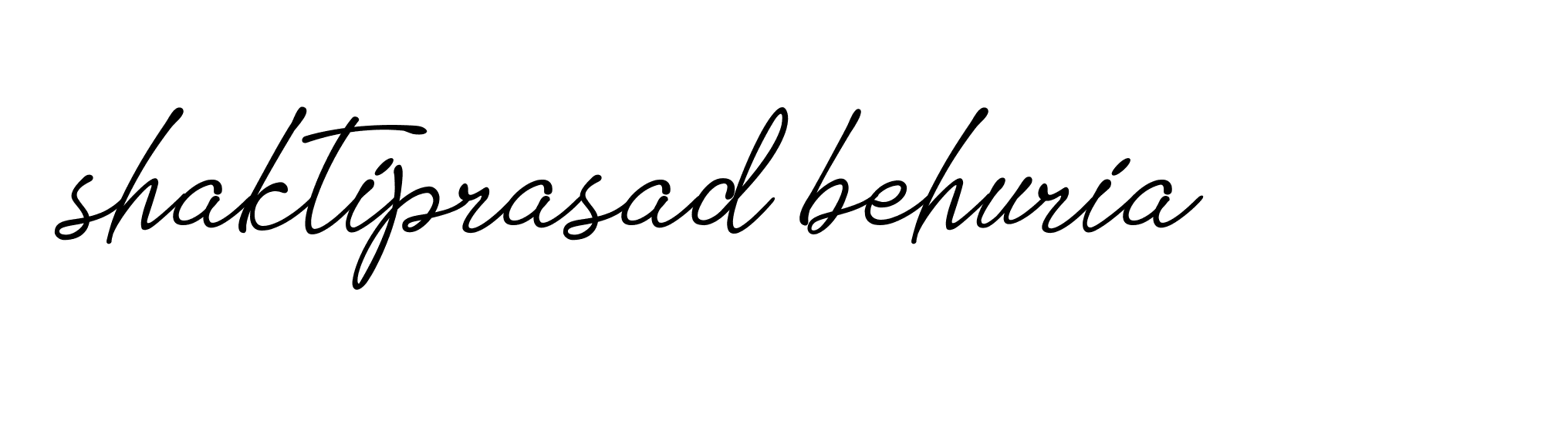 Signature of shaktiprasad-behuria