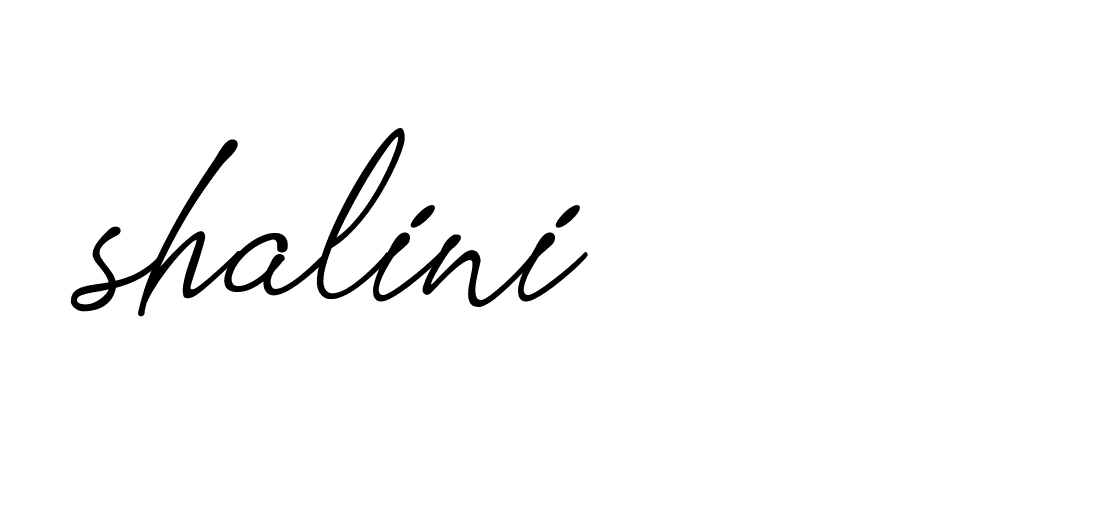 Signature of shalini-