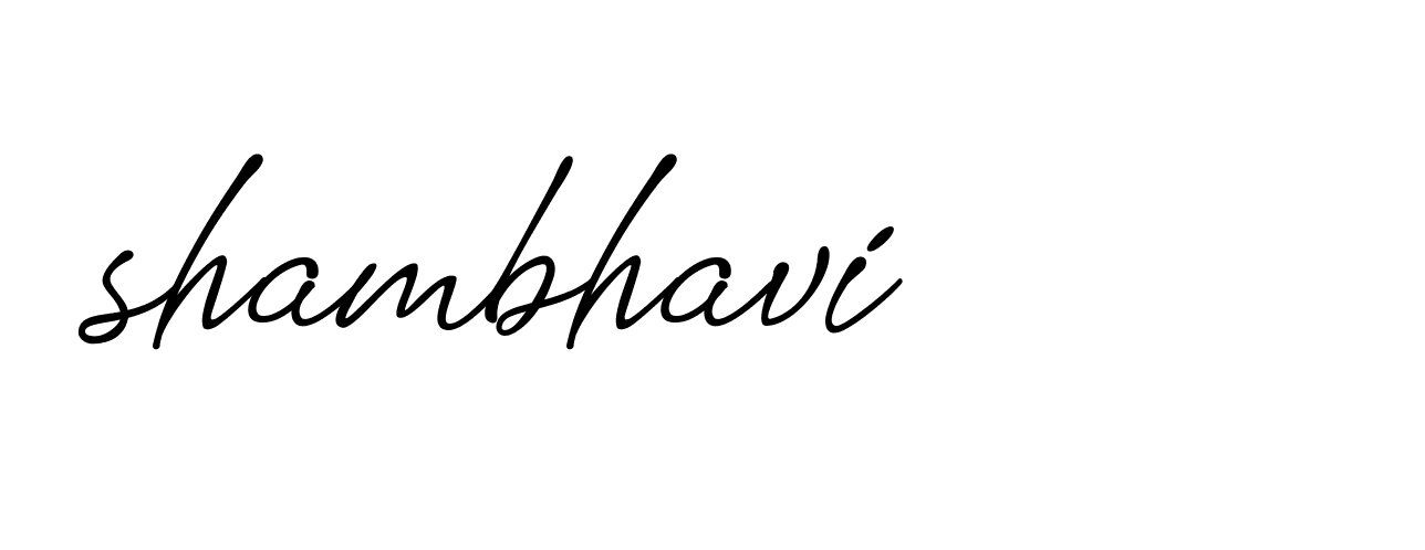 Signature of shambhavi