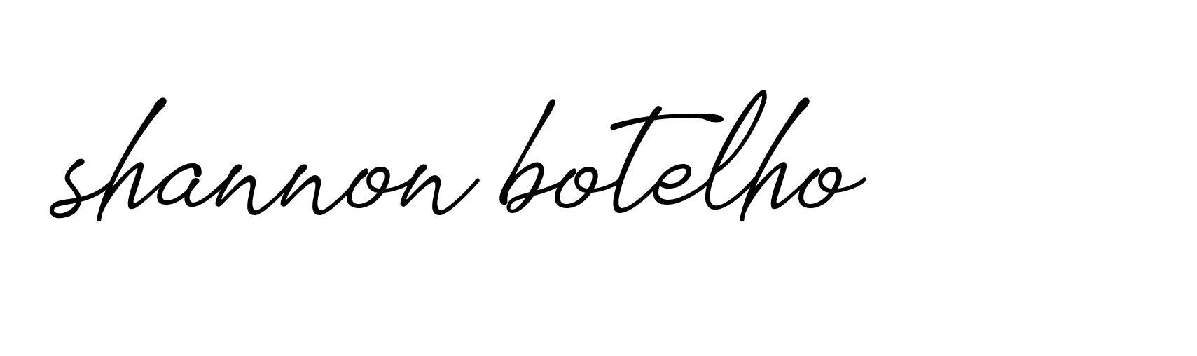 Signature of shannon-botelho