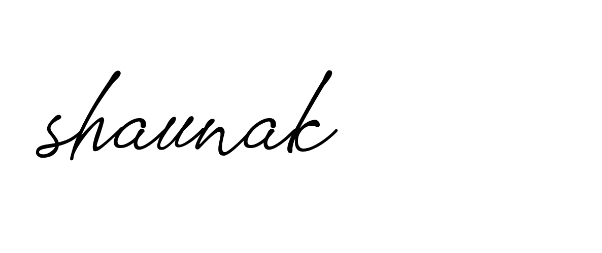 Signature of shaunak-