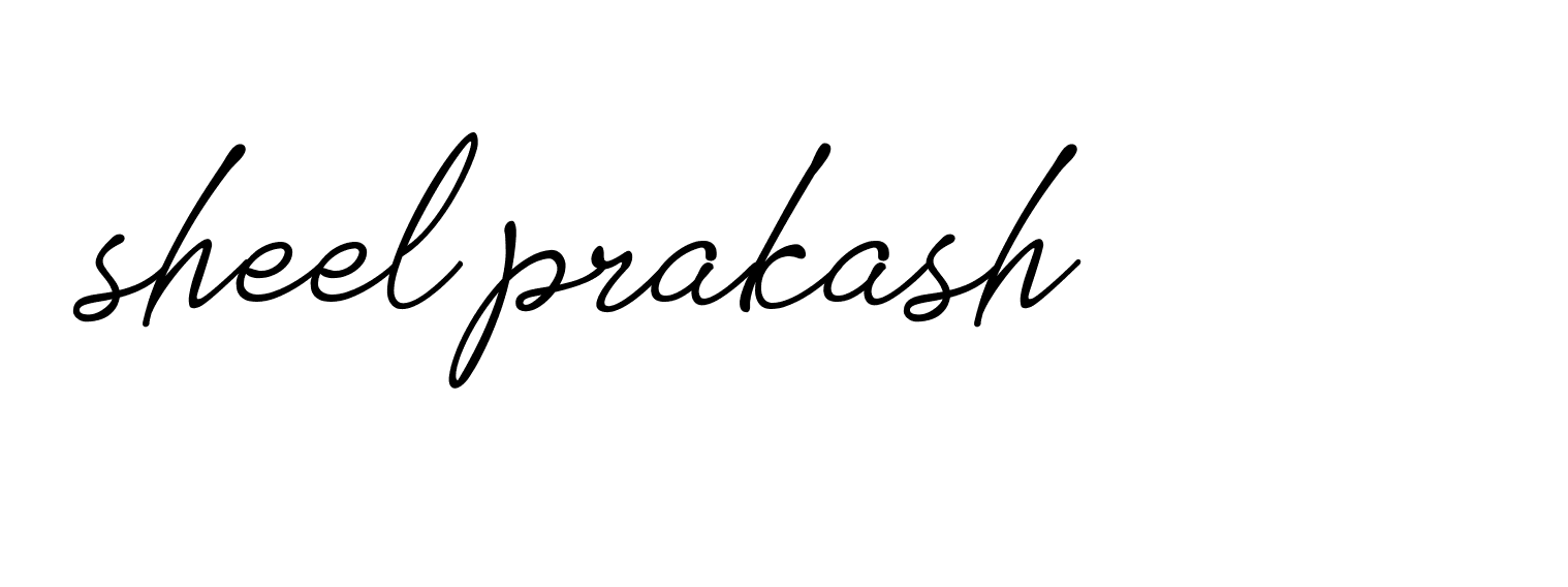 Signature of sheel-prakash