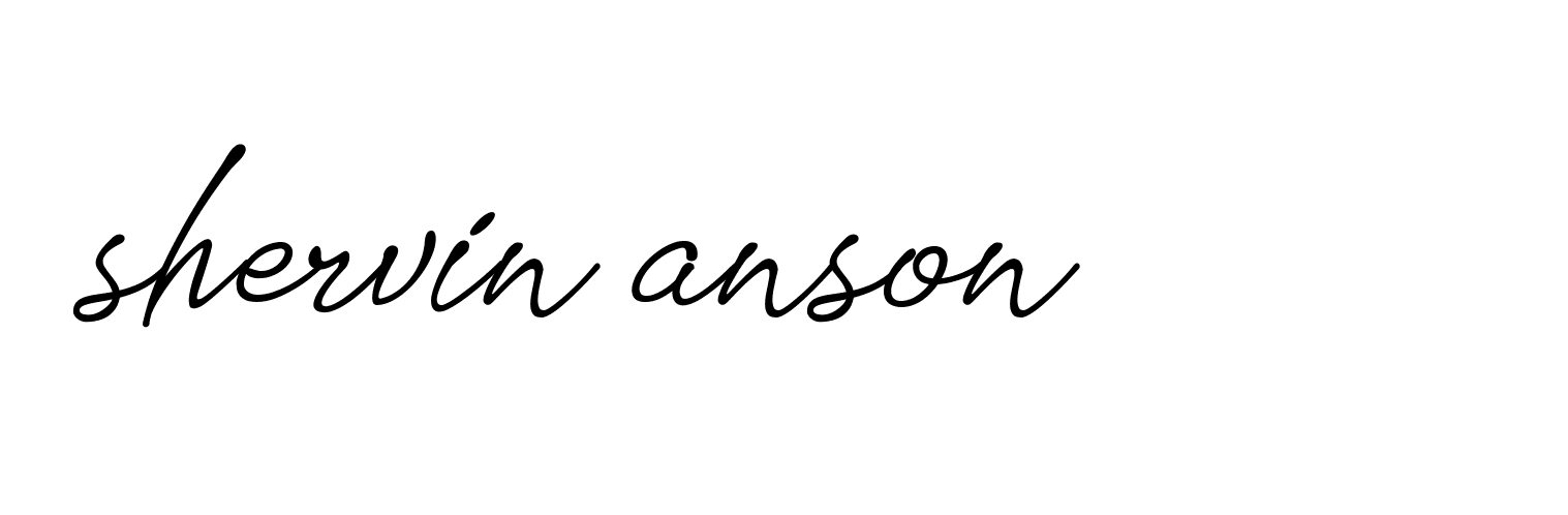 Signature of shervin-anson